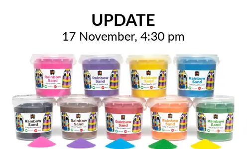 Recall sand 5pm update