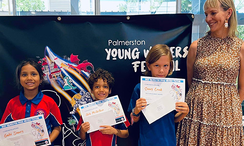 Young talent celebrated at the 7th annual Palmerston Young Writer’s Festival
