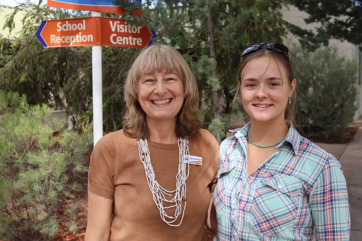 Principal Kerrie Russell and attendee