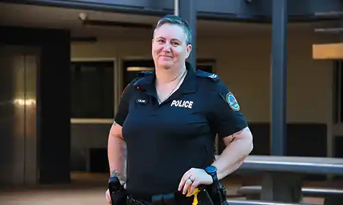 From whip cracking champion to Katherine High School police officer 